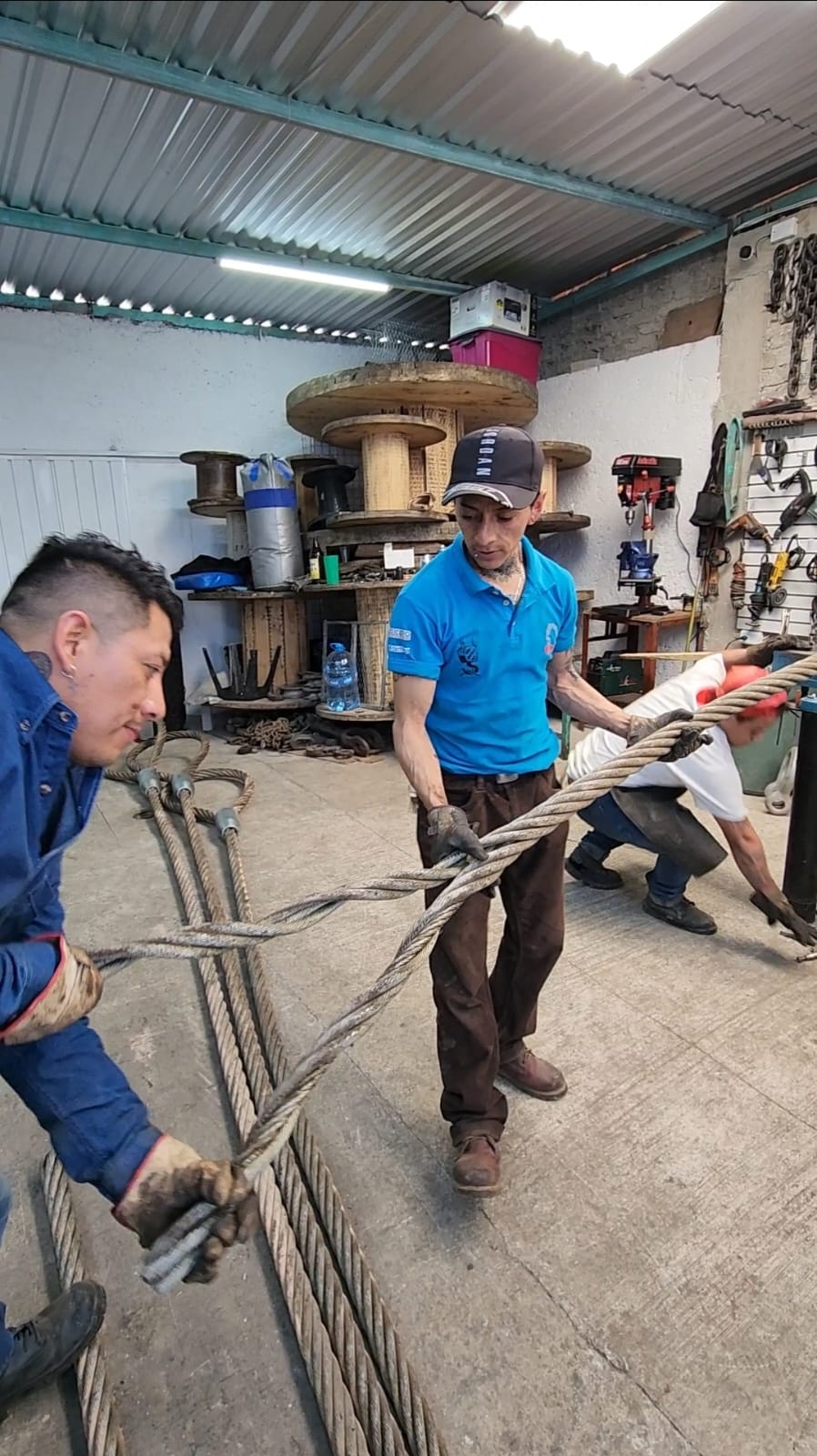 Fabricación de Estrobos de acero 